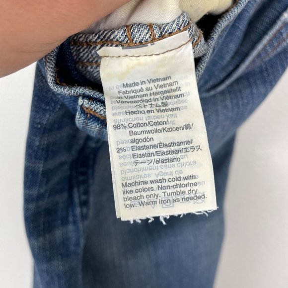 Madewell Woman's Sz 27 Tall 9" High Rise Skinny Jeans Mid Rise Distressed - Picture 6 of 13